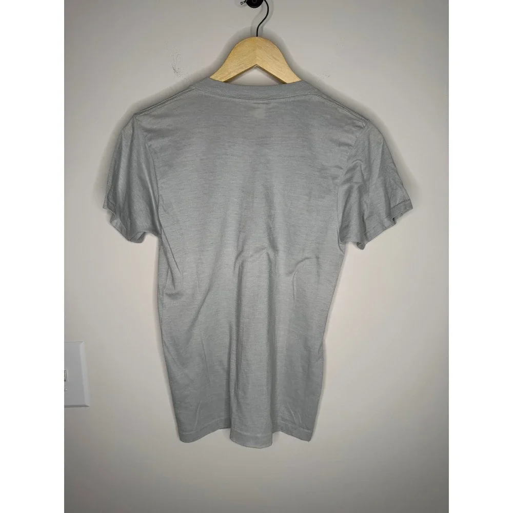 Vintage Screen Stars WDET 101.9 FM Detroit Public Radio T-Shirt Gray 80s Medium